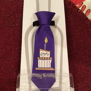 NWT Botskis Happy Birthday bottle tie plays song